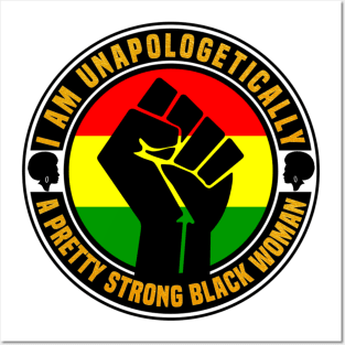 Pretty Strong Black Woman Posters and Art